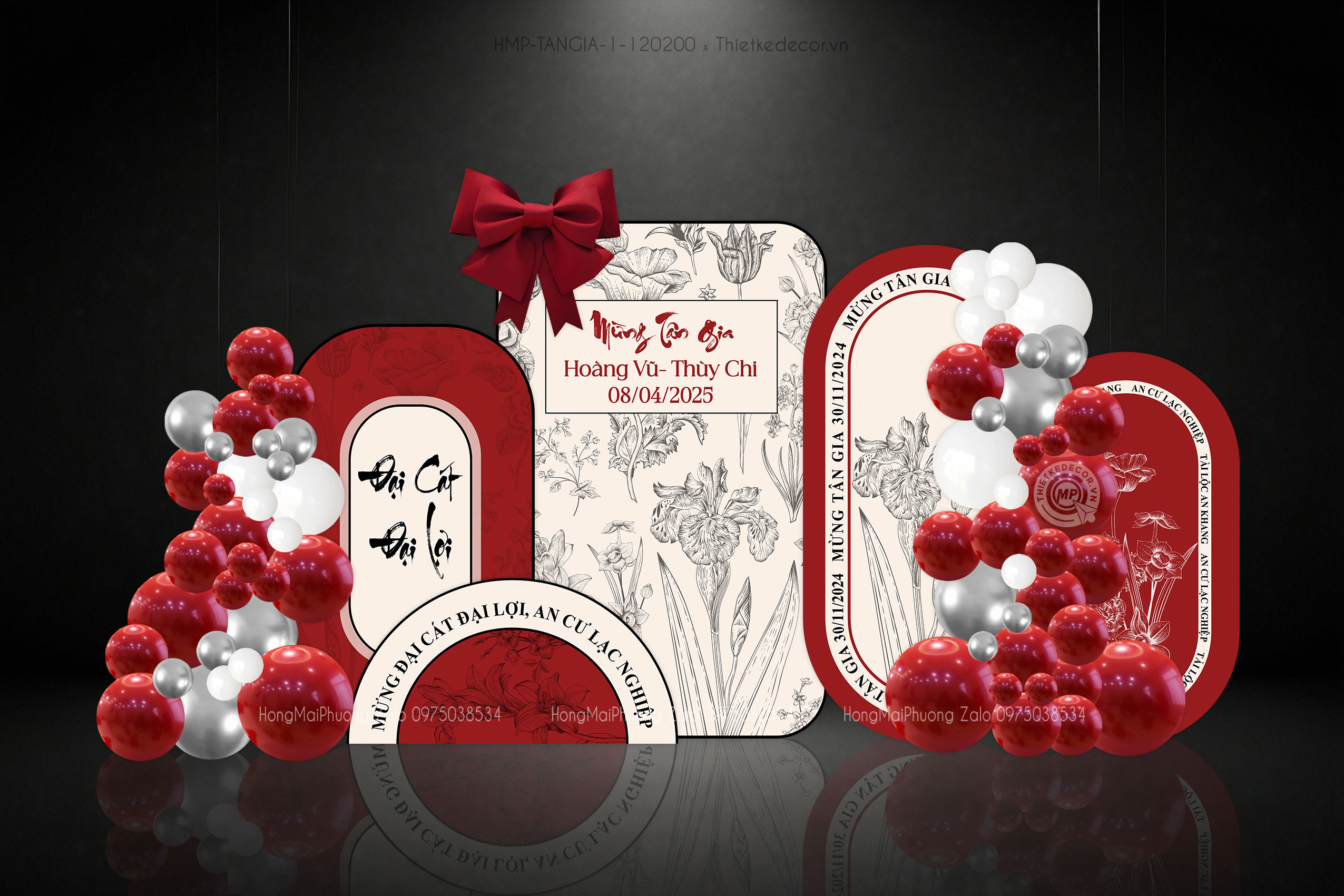 Tân gia tone đỏ Đại cát đại lợi